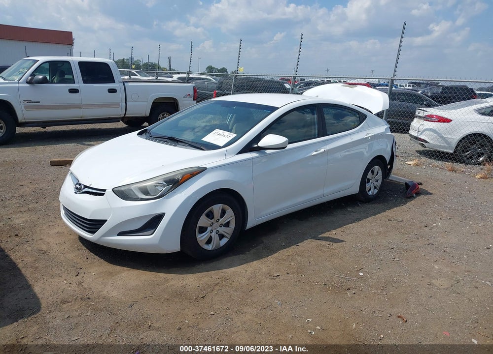 2016 HYUNDAI ELANTRA SE VIN: 5NPDH4AE3GH760450