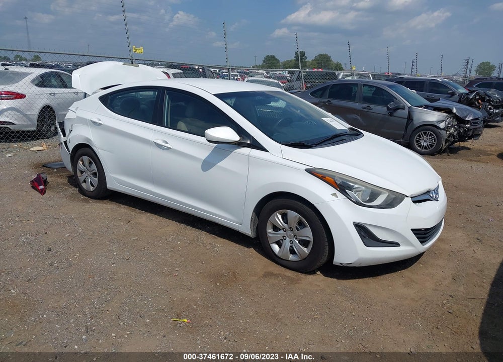 2016 HYUNDAI ELANTRA SE VIN: 5NPDH4AE3GH760450