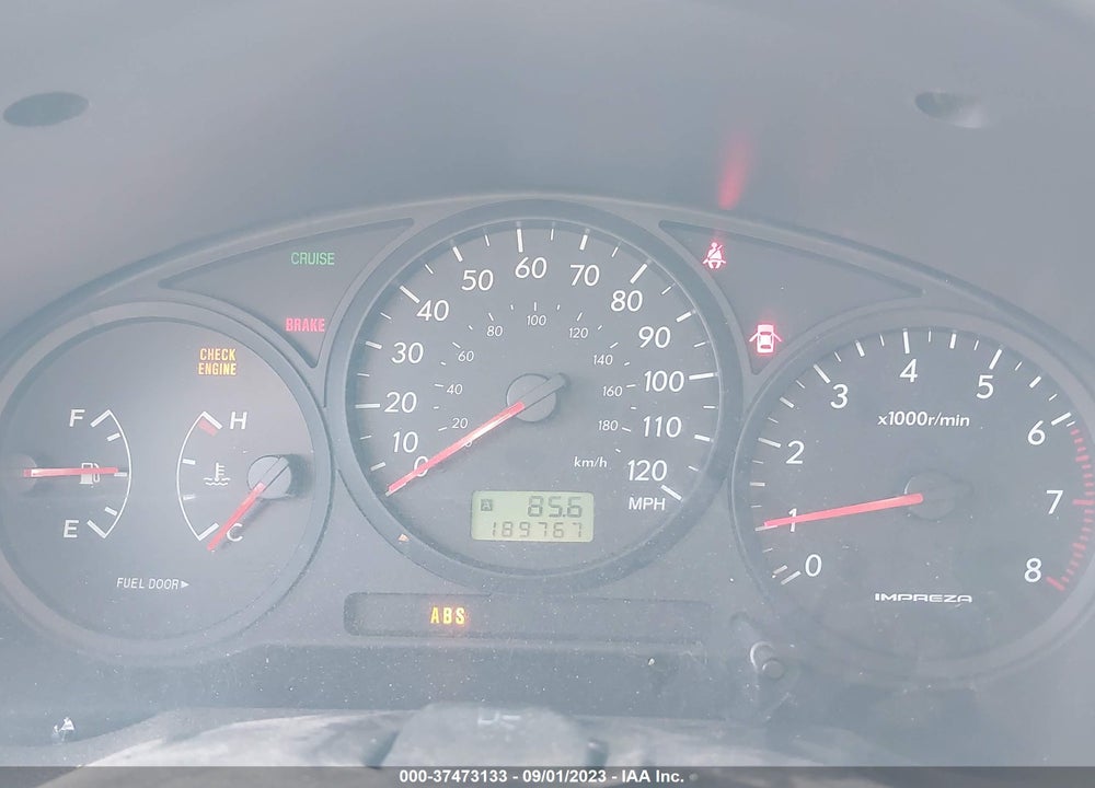 2005 SUBARU IMPREZA 2.5RS VIN: JF1GG67575G812818