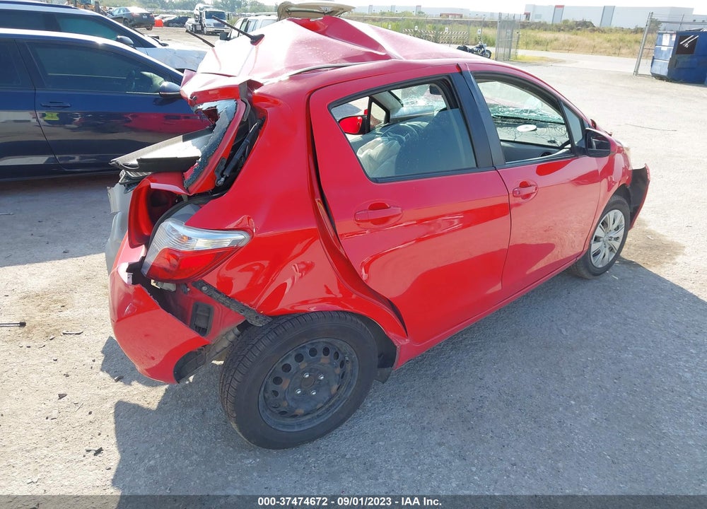2014 TOYOTA YARIS LE (TMC/CBU PLANT) VIN: JTDKTUD38ED596325
