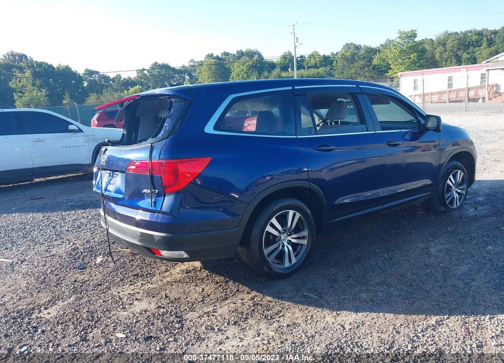 2017 HONDA PILOT EX VIN: 5FNYF6H36HB072109