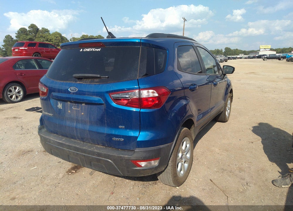 2019 FORD ECOSPORT SE VIN: MAJ6S3GL5KC267891