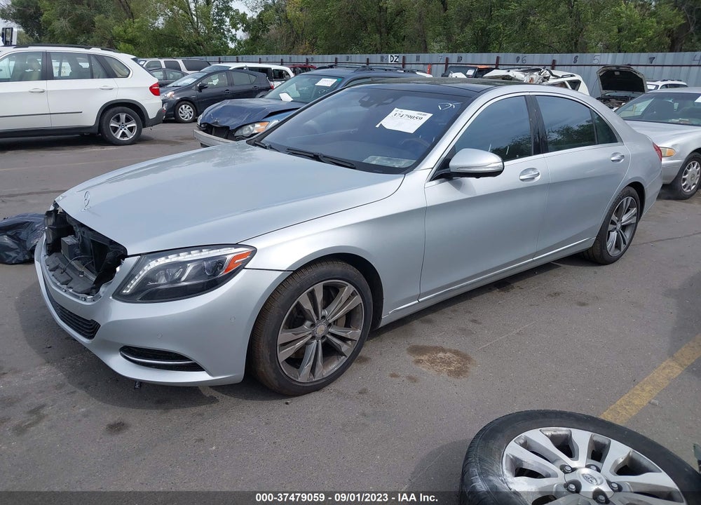 2015 MERCEDES-BENZ S 550 4MATIC VIN: WDDUG8FB0FA125447