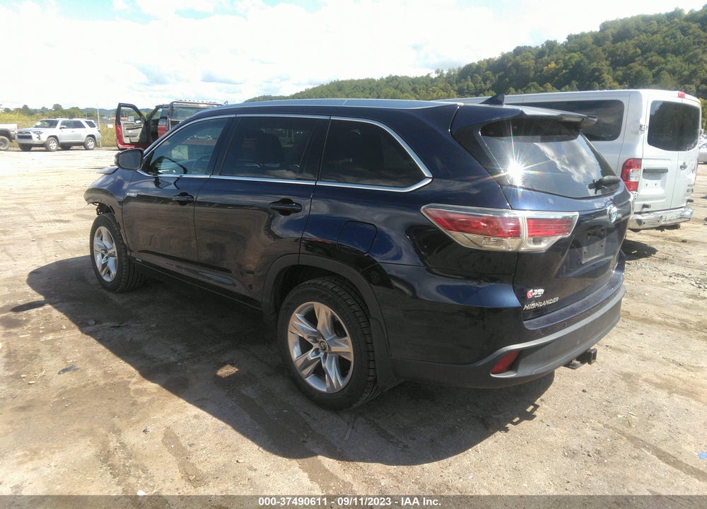 2016 TOYOTA HIGHLANDER HYBRID LIMITED VIN: 5TDDCRFH0GS019603