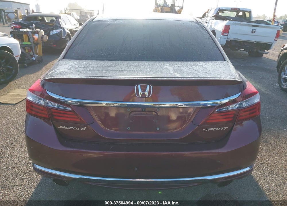 2017 HONDA ACCORD SPORT VIN: 1HGCR2F51HA041617