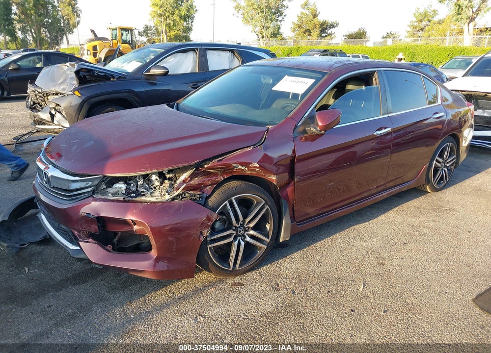 2017 HONDA ACCORD SPORT VIN: 1HGCR2F51HA041617