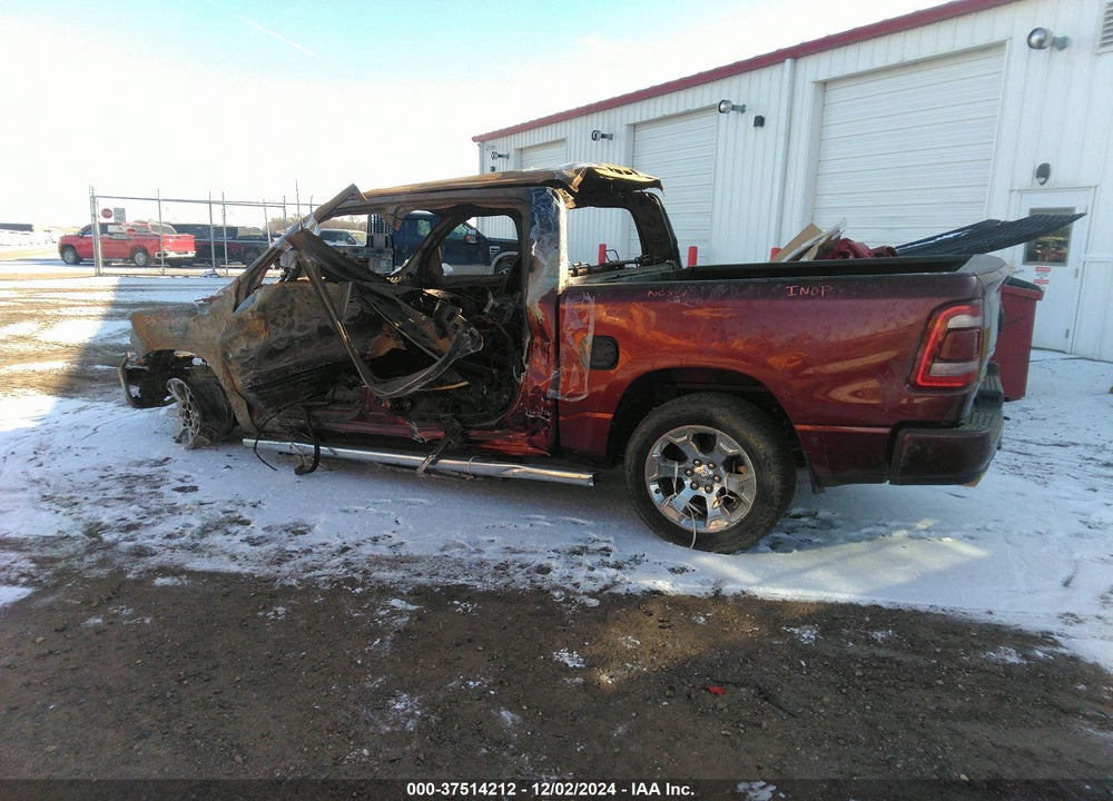 2019 RAM 1500 BIG HORN/LONE STAR 4X2 5'7 BOX VIN: 1C6RREFT9KN590627