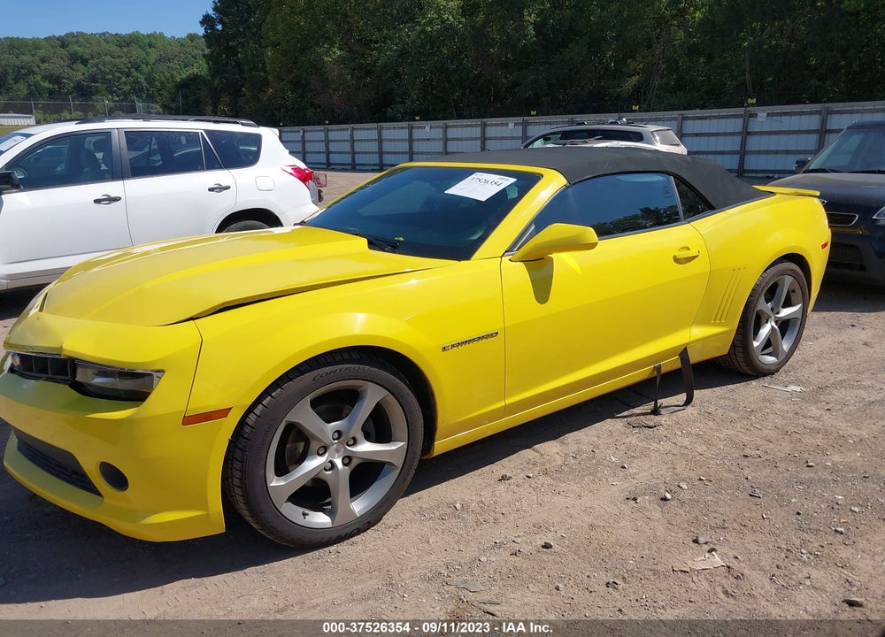 2014 CHEVROLET CAMARO 1LT VIN: 2G1FB3D38E9232555