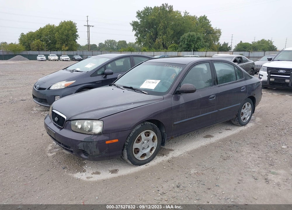 2002 HYUNDAI ELANTRA GLS VIN: KMHDN45D72U463993