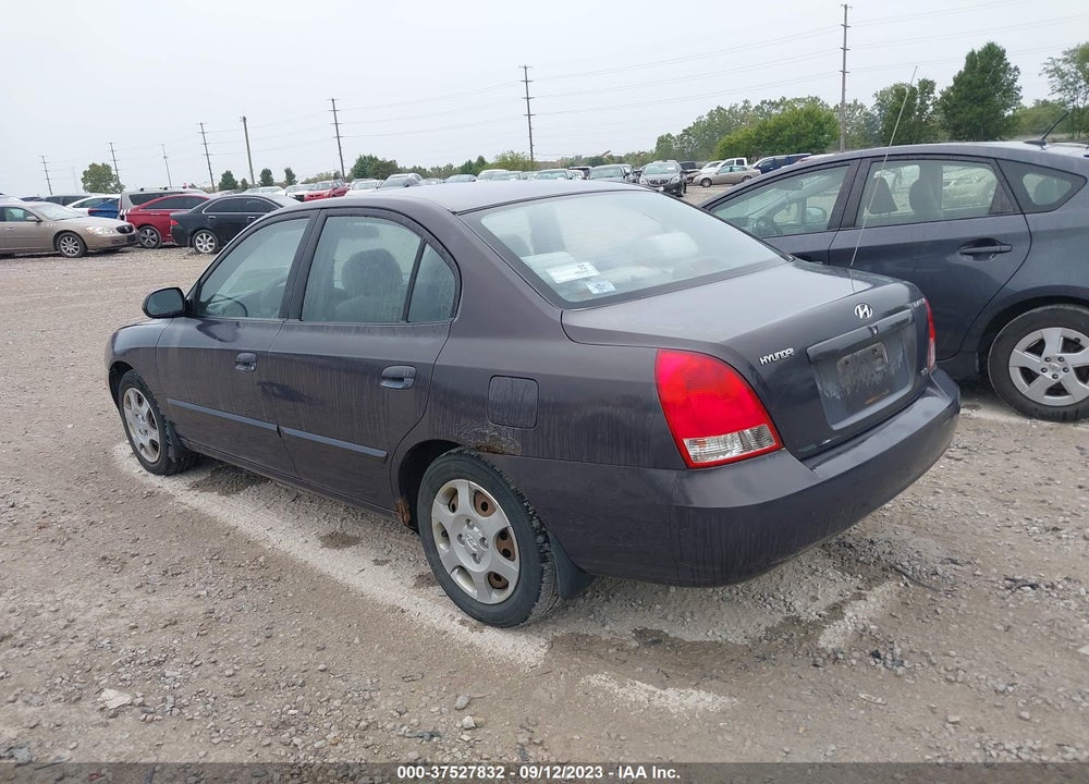 2002 HYUNDAI ELANTRA GLS VIN: KMHDN45D72U463993