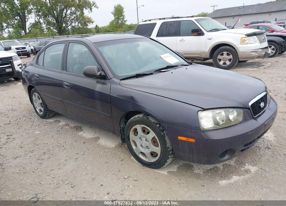 2002 HYUNDAI ELANTRA GLS VIN: KMHDN45D72U463993