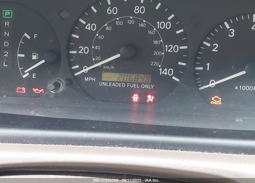 1999 TOYOTA CAMRY LE VIN: 4T1BG22K8XU491849