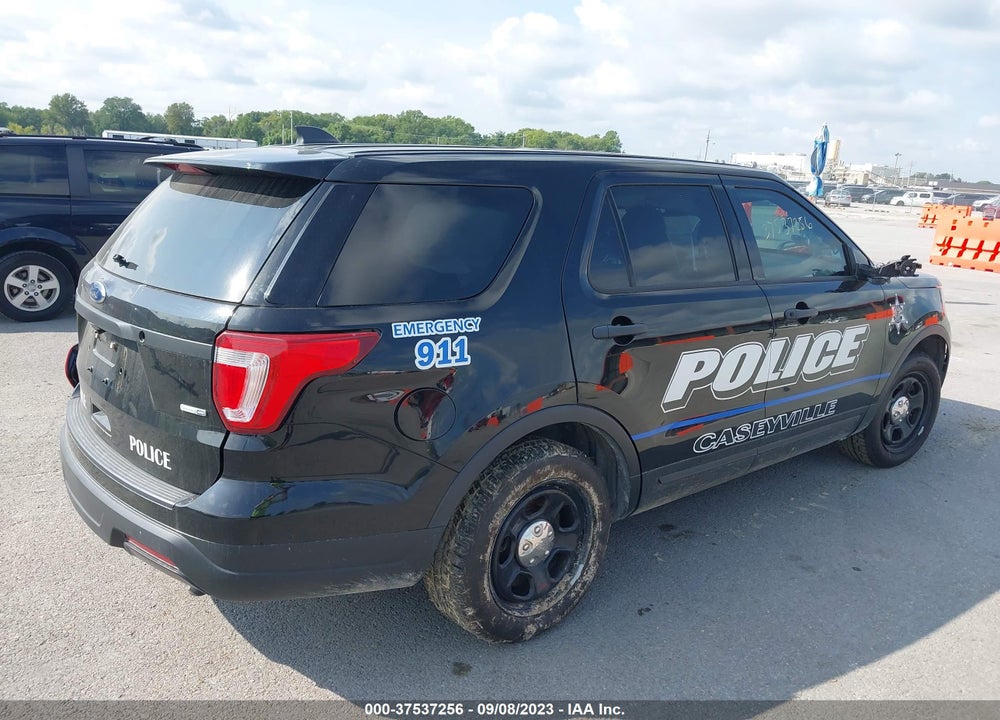 2018 FORD POLICE INTERCEPTOR UTILITY VIN: 1FM5K8AR4JGC95247