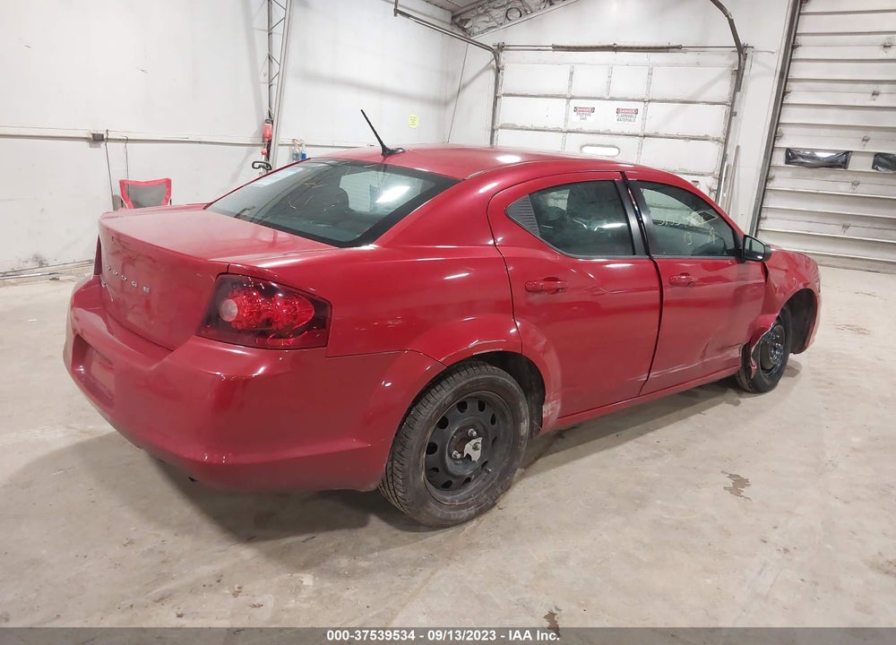 2013 DODGE AVENGER SE VIN: 1C3CDZAB8DN637558