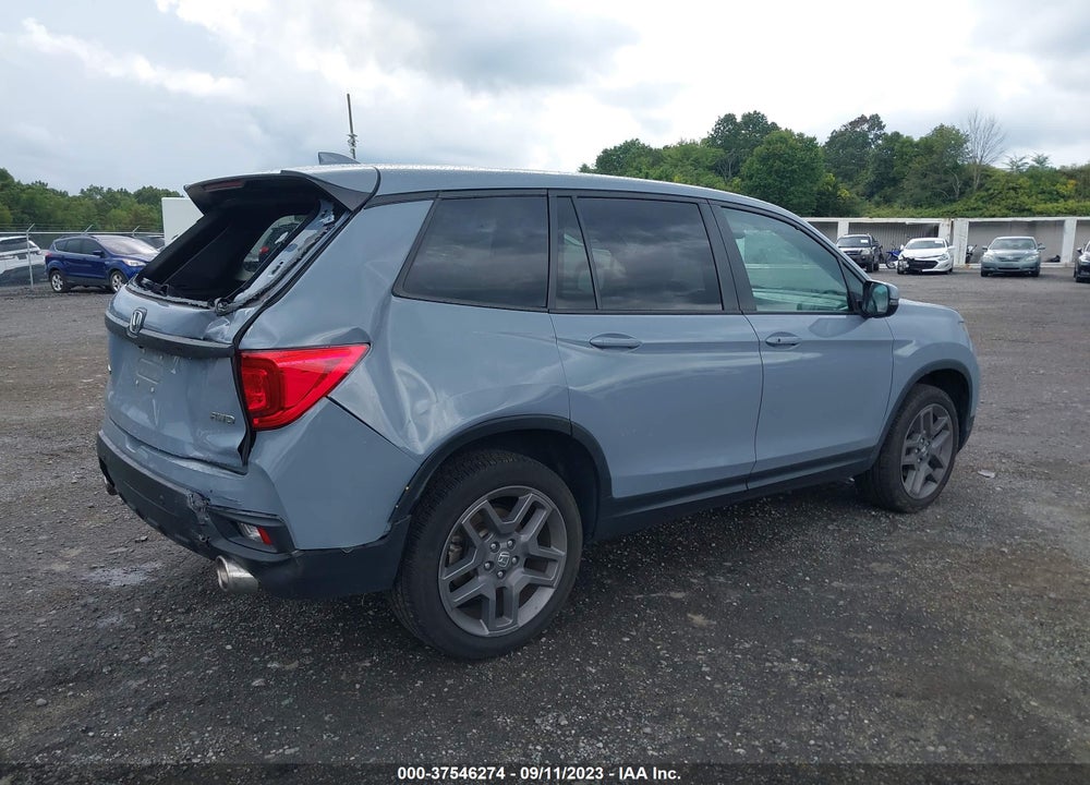 2022 HONDA PASSPORT AWD EX-L VIN: 5FNYF8H52NB004477
