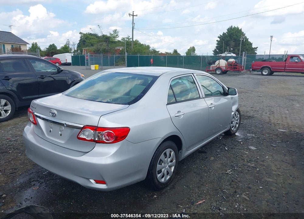 2013 TOYOTA COROLLA L VIN: JTDBU4EE8DJ119276