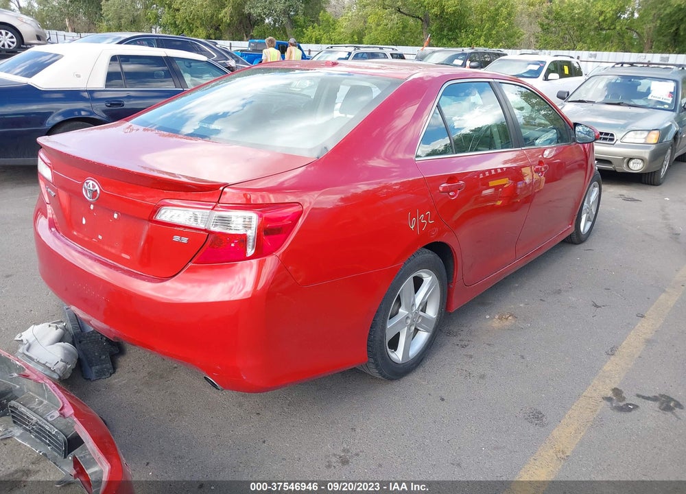 2012 TOYOTA CAMRY SE VIN: 4T1BF1FK9CU629321