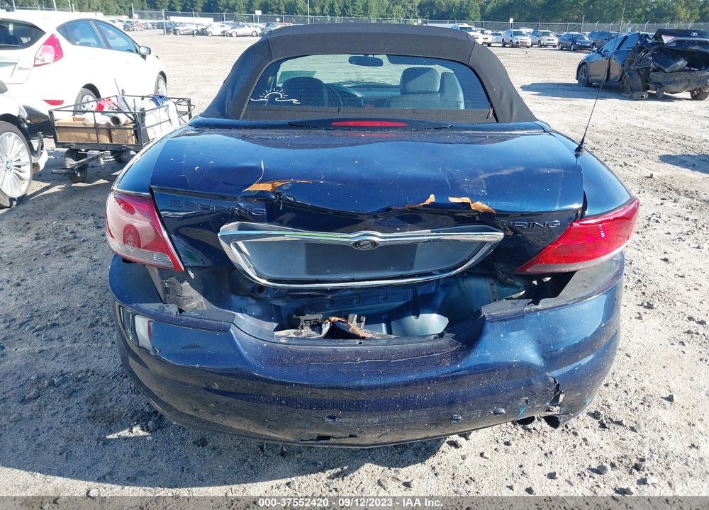 2005 CHRYSLER SEBRING TOURING VIN: 1C3EL55R25N638783