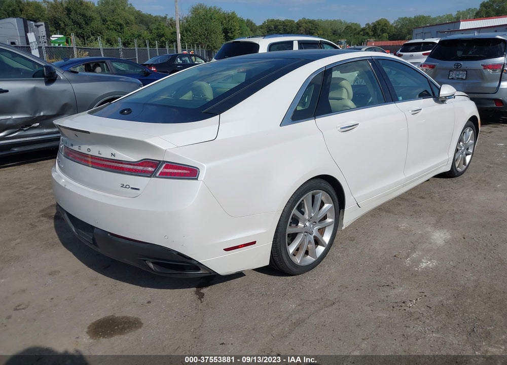 2015 LINCOLN MKZ VIN: 3LN6L2G97FR603324