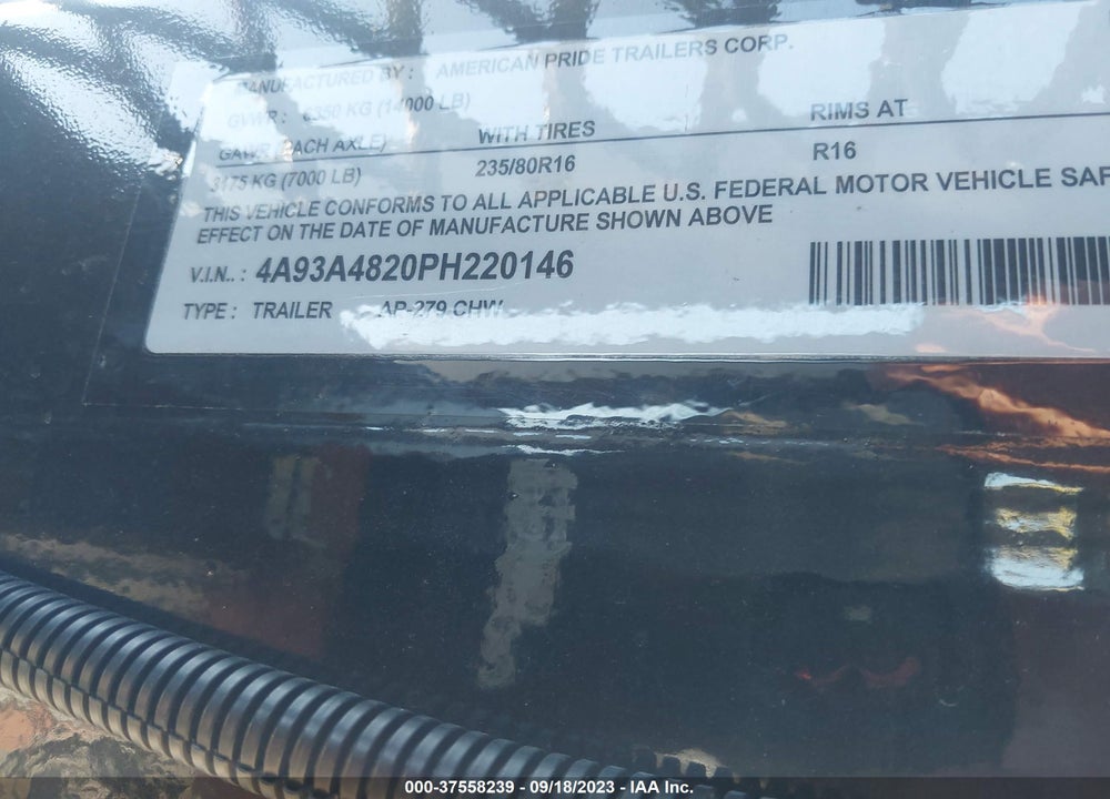 2023 OTHER --- VIN: 4A93A4820PH220146