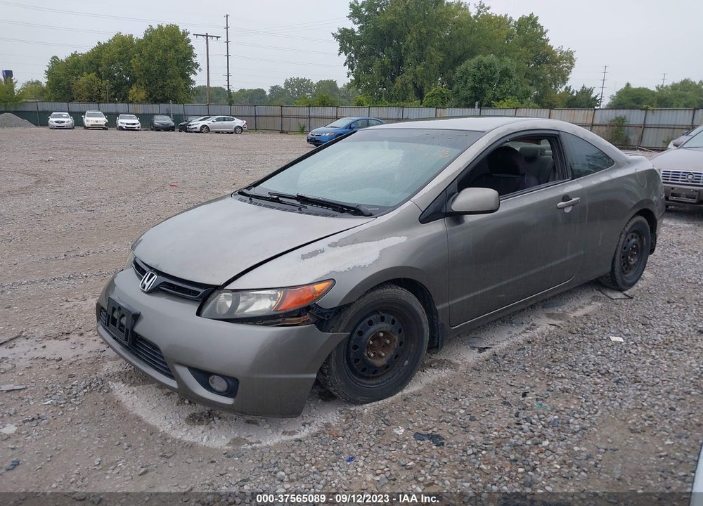 2007 HONDA CIVIC LX VIN: 2HGFG12687H522203