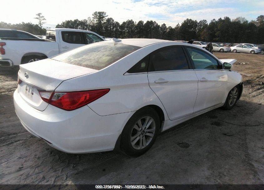 2013 HYUNDAI SONATA GLS VIN: 5NPEB4AC9DH578624