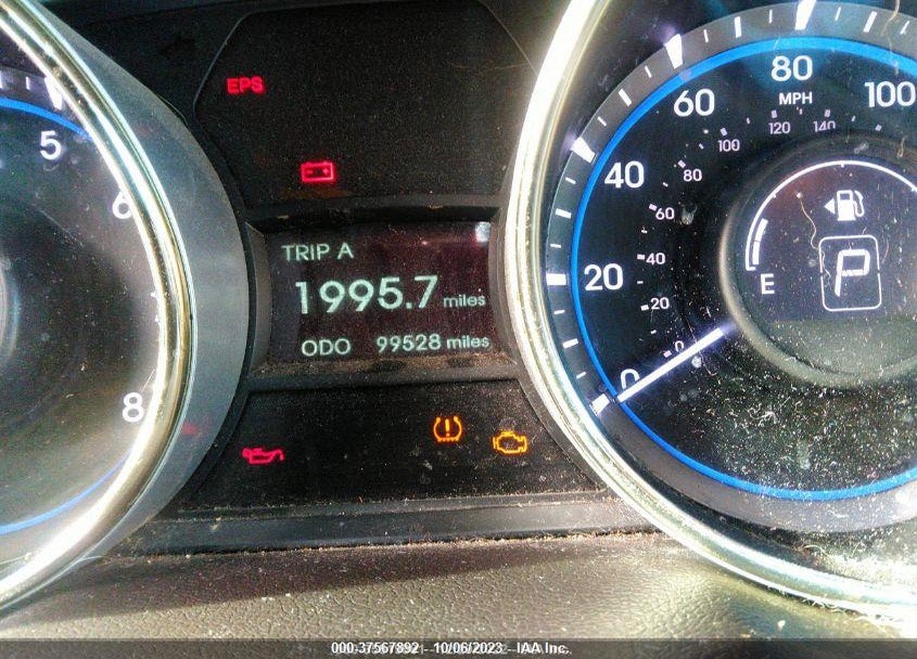 2013 HYUNDAI SONATA GLS VIN: 5NPEB4AC9DH578624