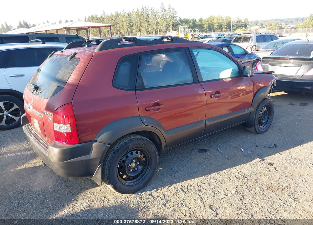 2006 HYUNDAI TUCSON LIMITED/GLS VIN: KM8JN12D96U372607