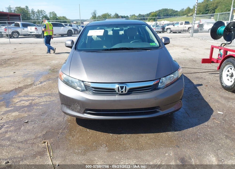 2012 HONDA CIVIC LX VIN: 19XFB2F50CE327433