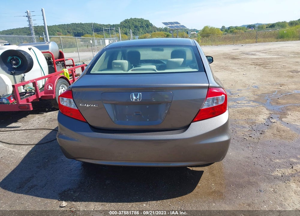 2012 HONDA CIVIC LX VIN: 19XFB2F50CE327433
