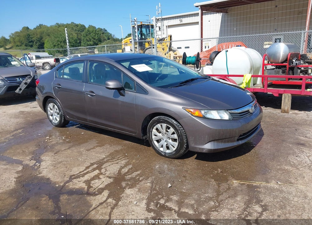 2012 HONDA CIVIC LX VIN: 19XFB2F50CE327433
