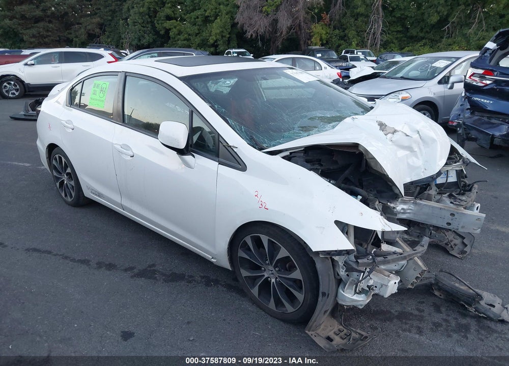 2013 HONDA CIVIC SI VIN: 2HGFB6E55DH707934