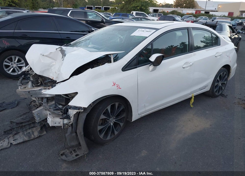 2013 HONDA CIVIC SI VIN: 2HGFB6E55DH707934