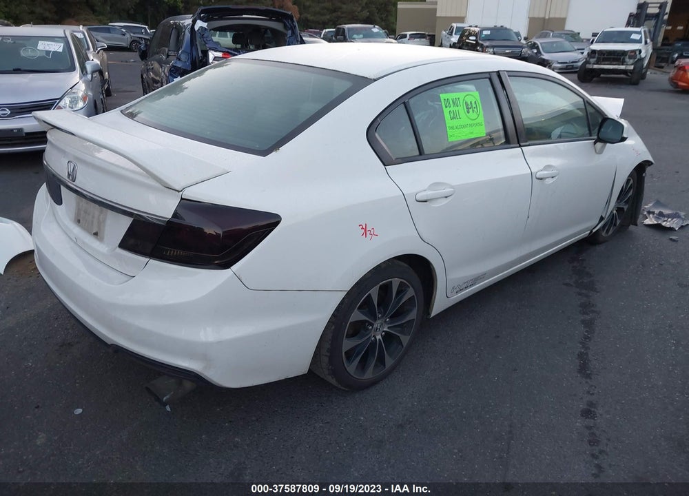 2013 HONDA CIVIC SI VIN: 2HGFB6E55DH707934