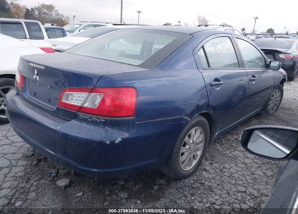 2009 MITSUBISHI GALANT VIN: 4A3AB36F39E019800