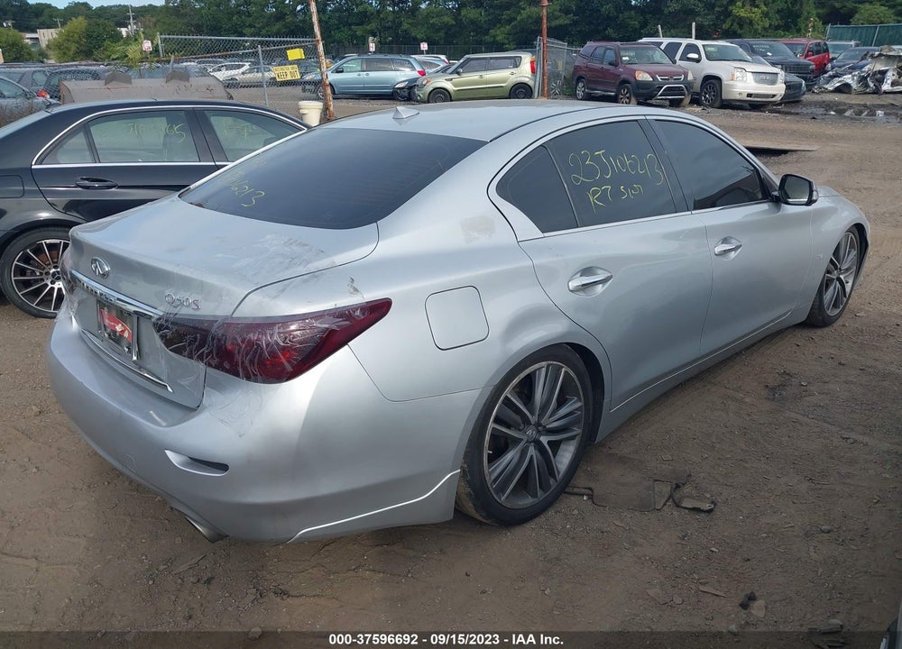 2014 INFINITI Q50 SPORT VIN: JN1BV7AP7EM688287
