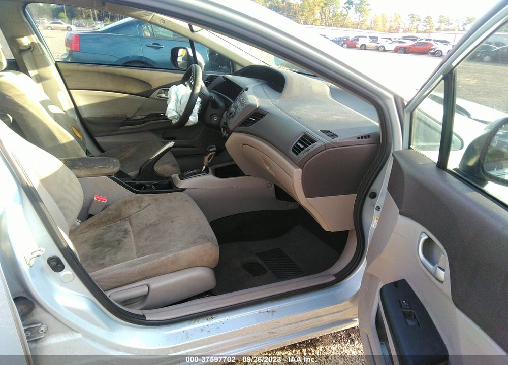 2012 HONDA CIVIC LX VIN: 19XFB2F5XCE034073