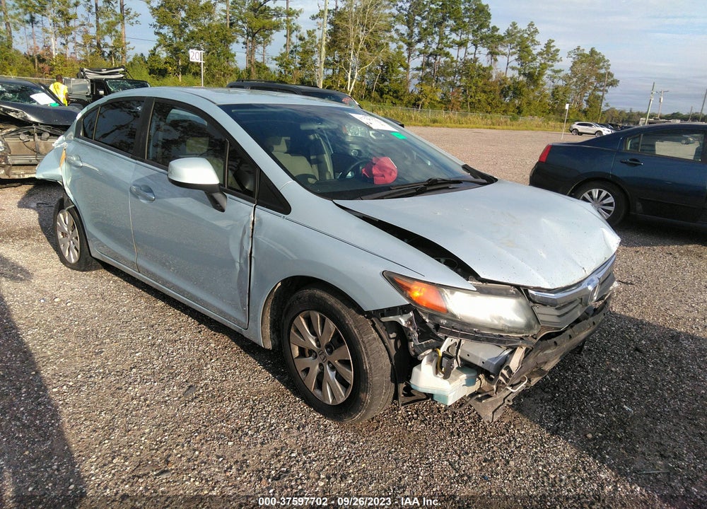 2012 HONDA CIVIC LX VIN: 19XFB2F5XCE034073