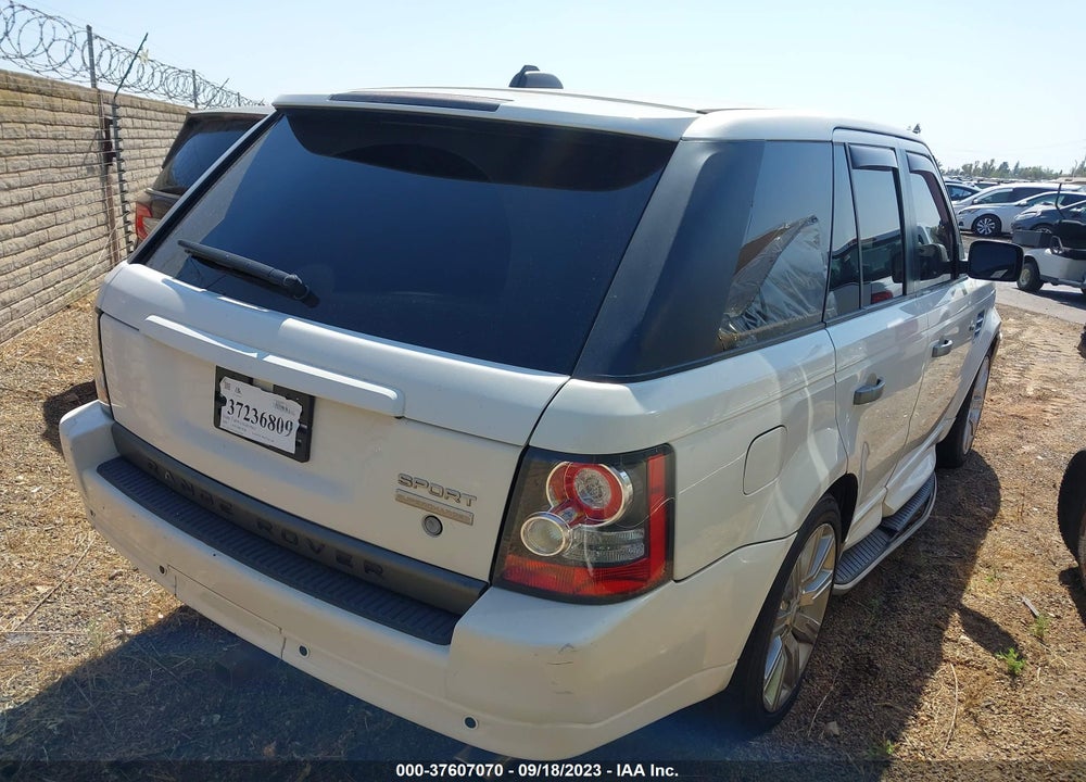 2008 LAND ROVER RANGE ROVER SPORT VIN: SALSH23458A182580