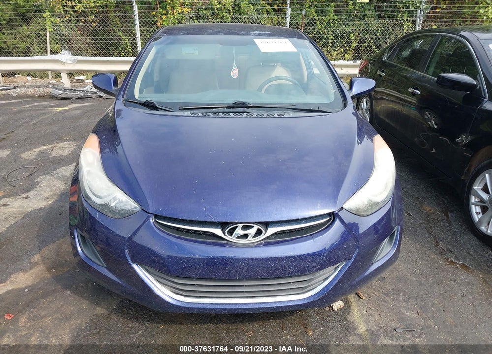 2013 HYUNDAI ELANTRA GLS VIN: 5NPDH4AE7DH280181