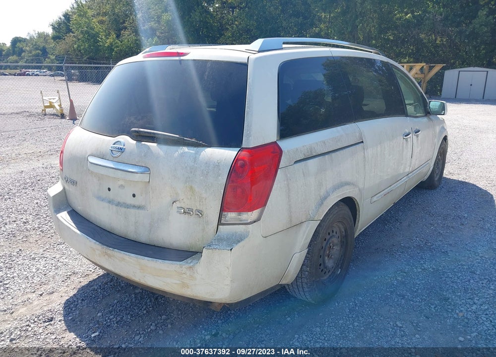 2009 NISSAN QUEST 3.5 S VIN: 5N1BV28U19N104103