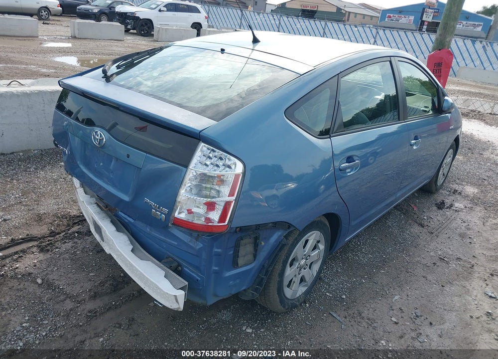 2008 TOYOTA PRIUS BASE (CVT-E) VIN: JTDKB20U087796382