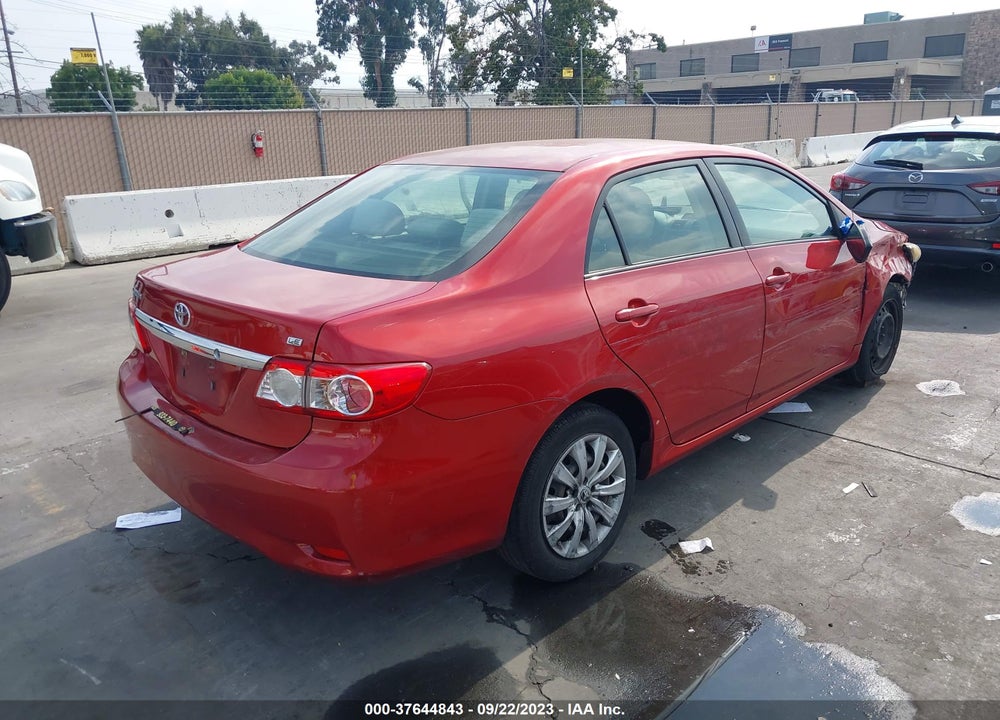2012 TOYOTA COROLLA LE VIN: JTDBU4EE0C9172411
