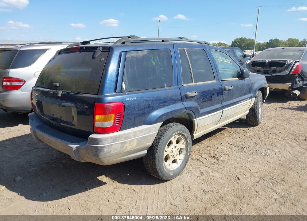 2000 JEEP GRAND CHEROKEE LAREDO VIN: 1J4GW48S0YC413230