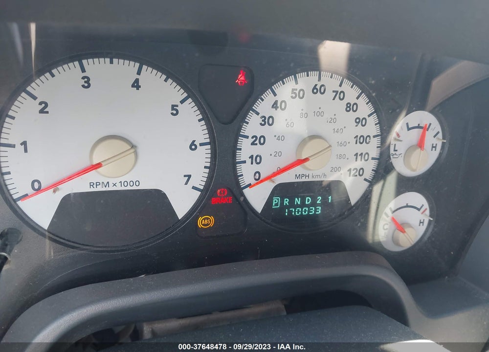 2006 DODGE RAM 1500 SLT VIN: 1D7HA18N36S598092