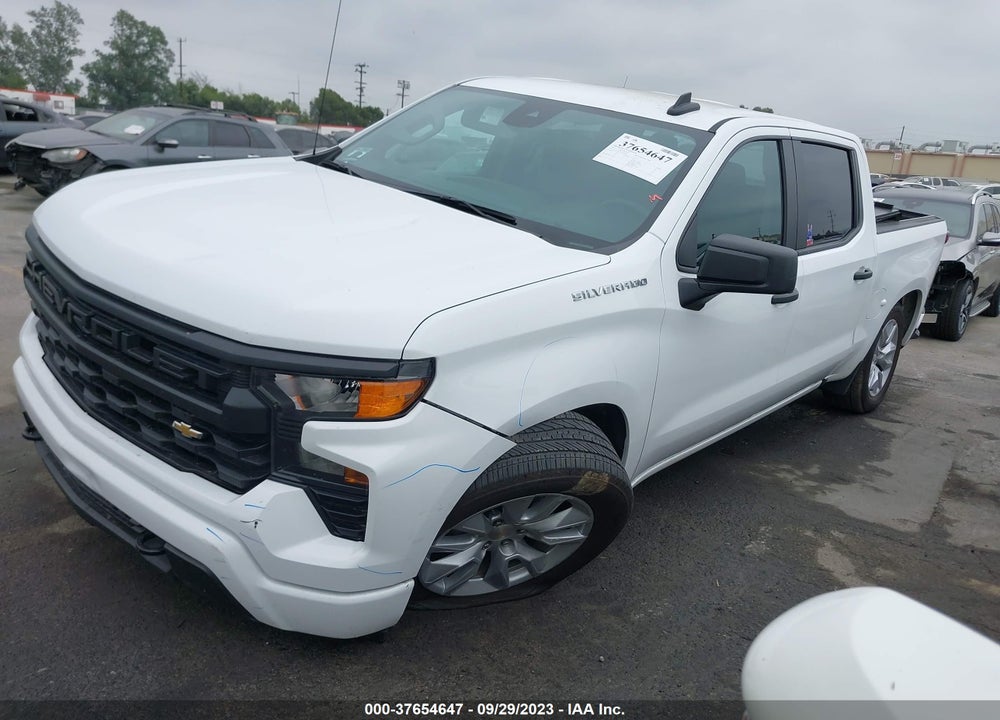 2022 CHEVROLET SILVERADO 1500 2WD SHORT BED CUSTOM VIN: 3GCPABEK7NG528445