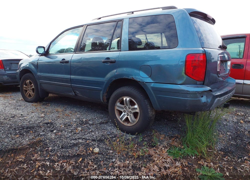 2005 HONDA PILOT EX-L VIN: 5FNYF18535B030867