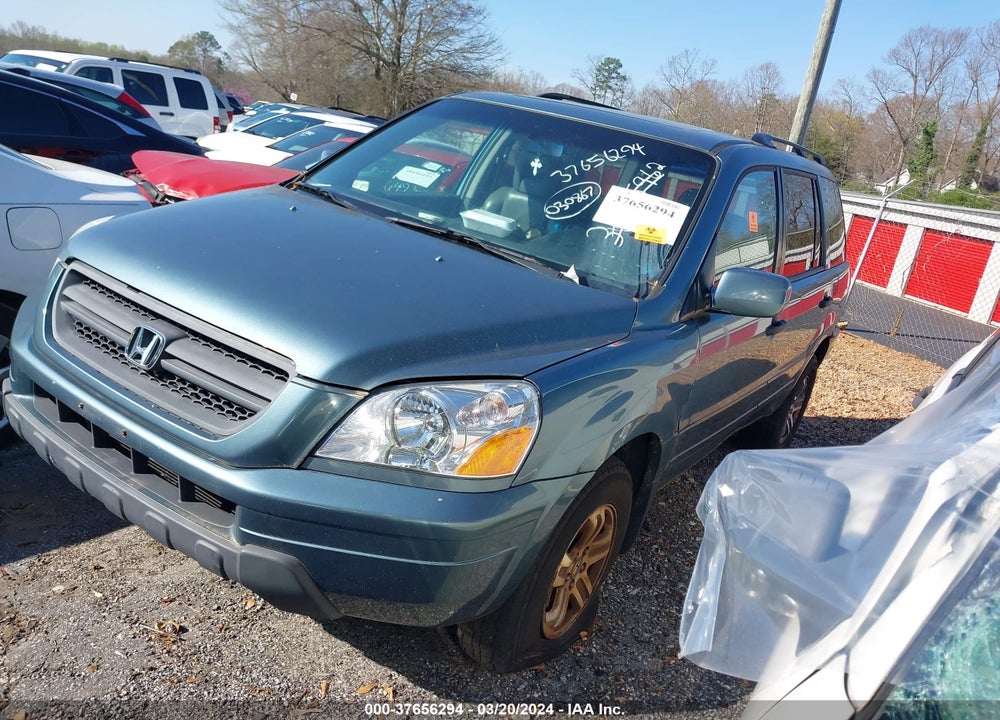 2005 HONDA PILOT EX-L VIN: 5FNYF18535B030867