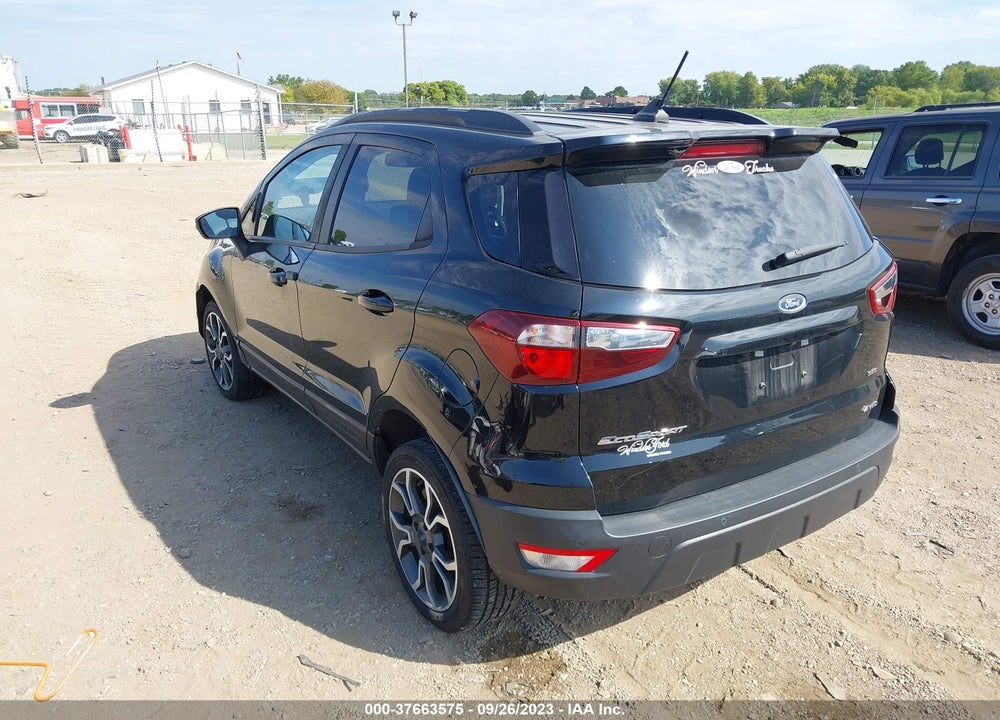 2019 FORD ECOSPORT SES VIN: MAJ6S3JL7KC274558