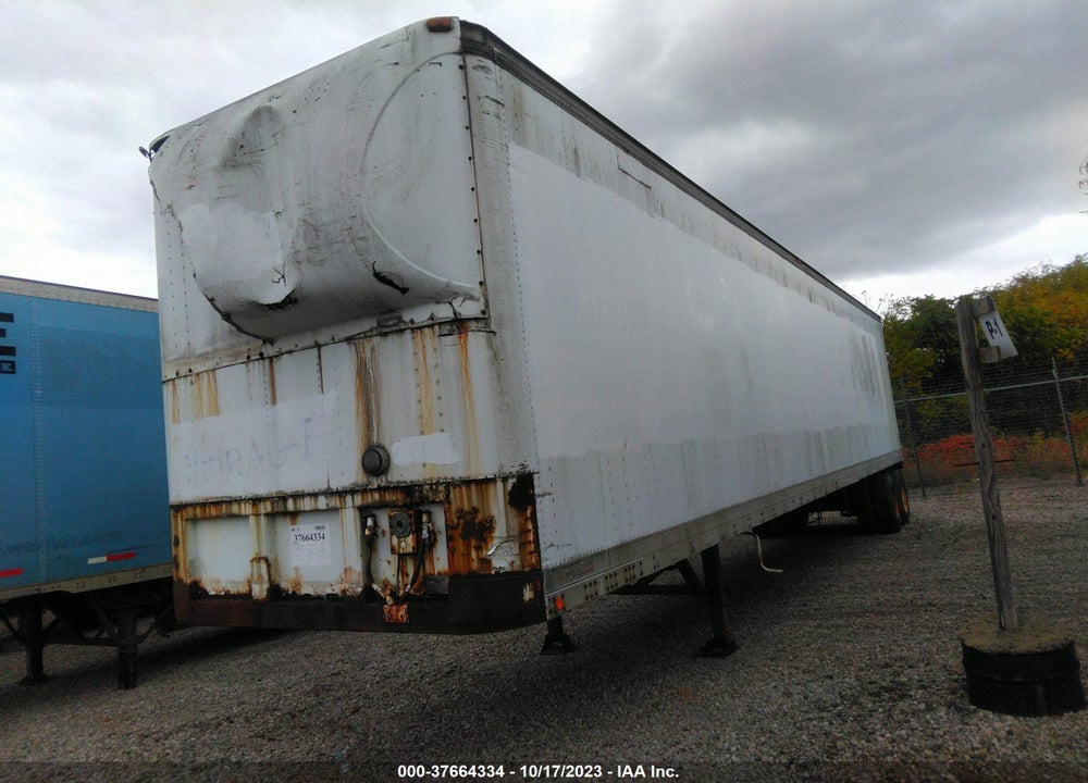 1980 FRUEHAUF BOX TRAILER VIN: 00000000MET020005